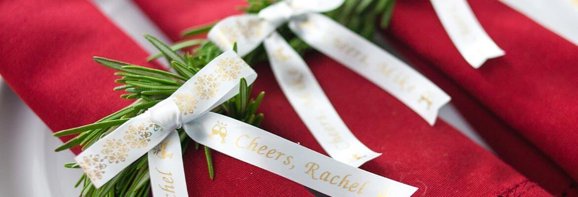 holiday place setting