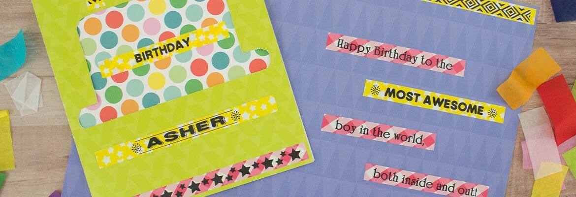 children's birthday card