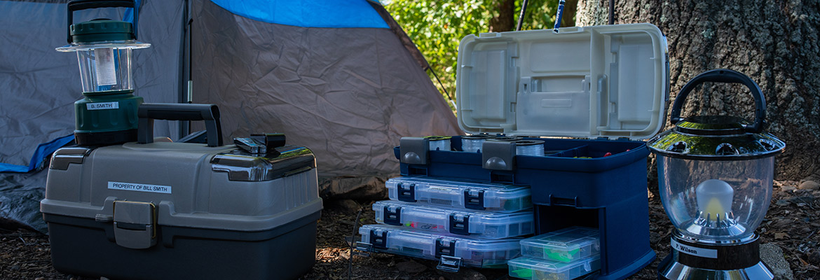 organize camping gear