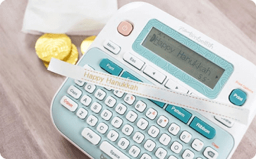 Hanukkah treat bag ribbons