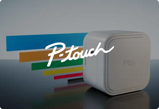 P-touch Cube XP with logo