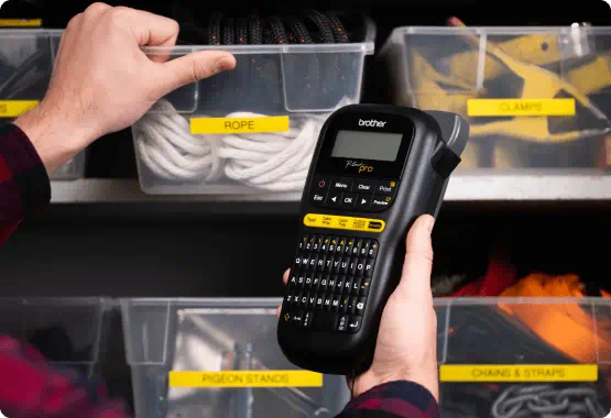 Labeling made easy with the P-touch Pro label maker 