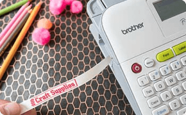 Craft supplies label