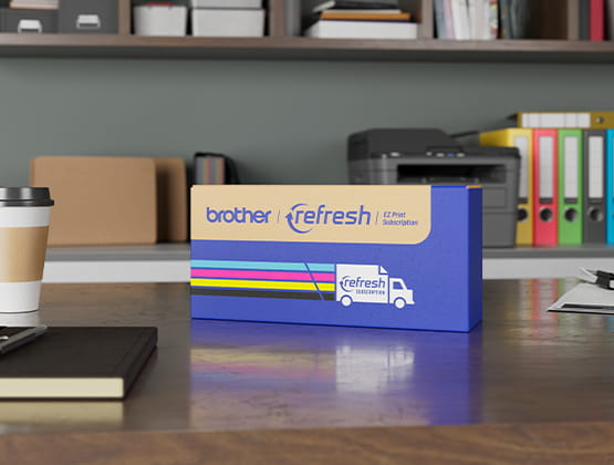 Refresh Cartridge Box on Table