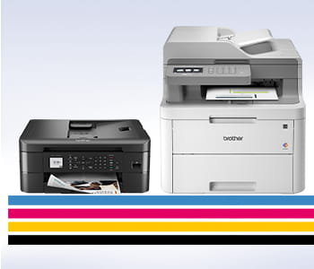 Two Brother Printers side by side