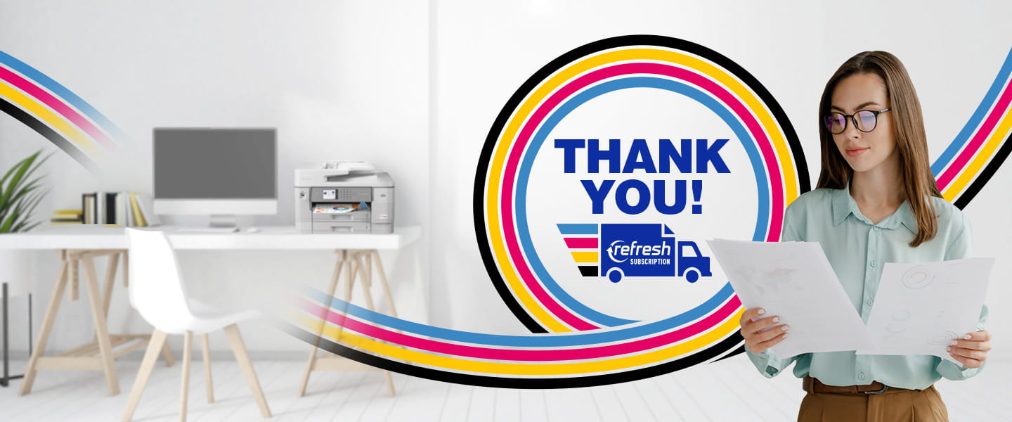 Refresh Thank you Banner