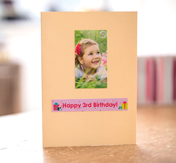 3rd birthday card image
