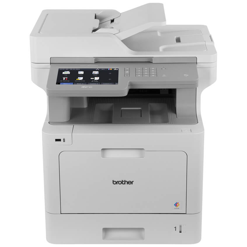 MFC-L9570CDW front facing on white background