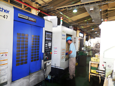 Array of Brother's compact machining centers