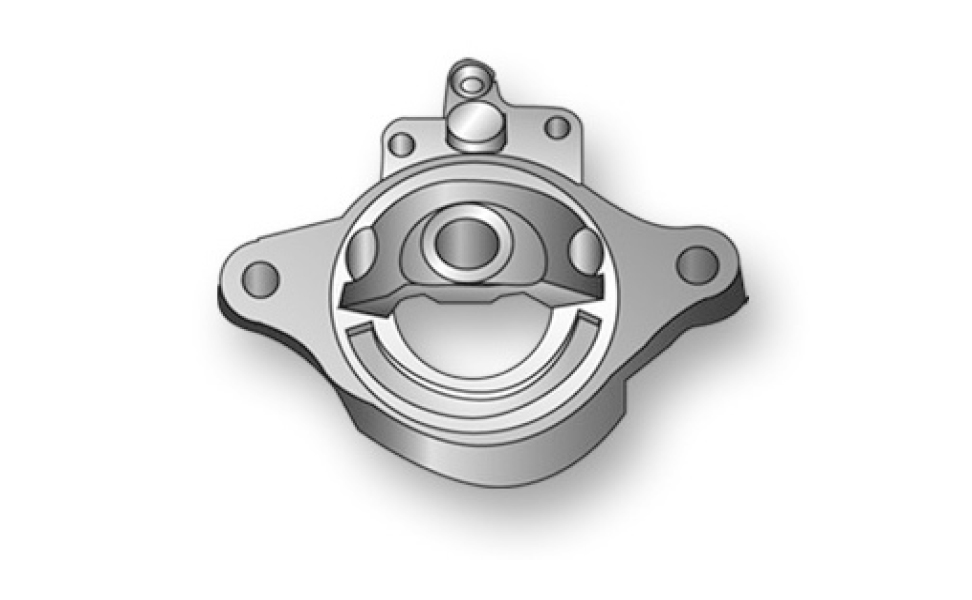 Starter housing Starter housing