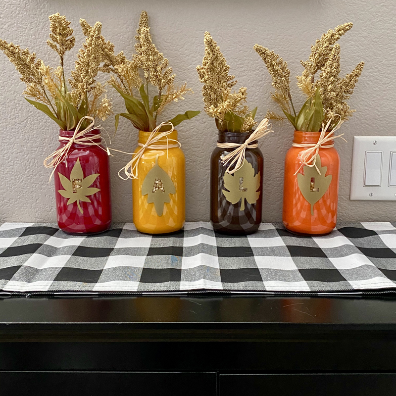 Finished Jars on Table