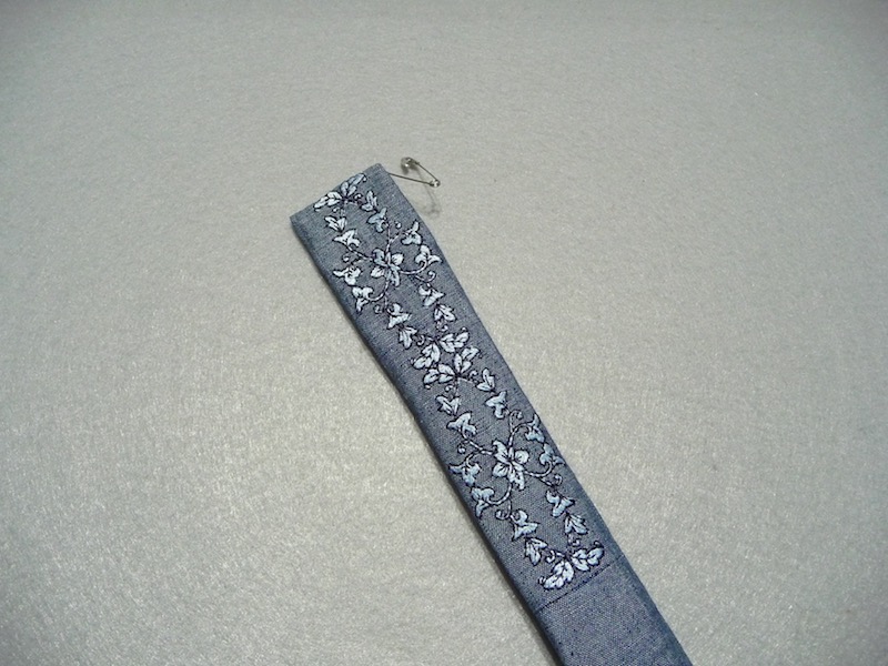 Fun Chambray Embroidered Belt