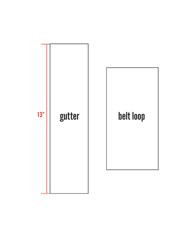 Belt Loop Bag PDF Sewing Pattern Belt Loop PDF Belt Loop 