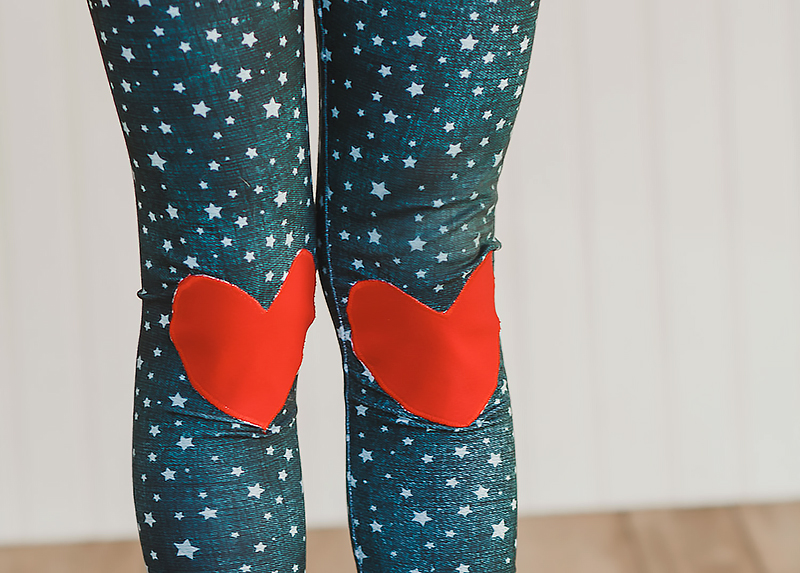 No Sew Refashion – Nifty Knee Patches