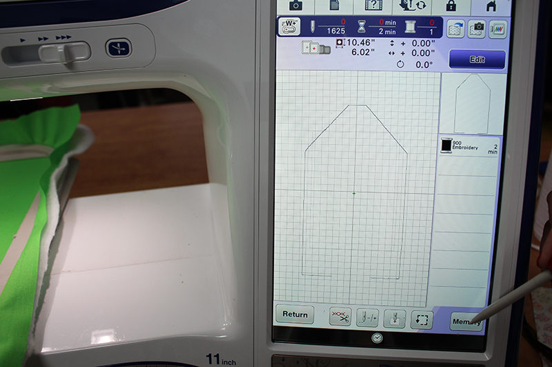 Monogrammed Envelope