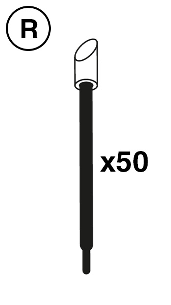 Standard Ruby-Stick Cleaning Swab (50 pack)