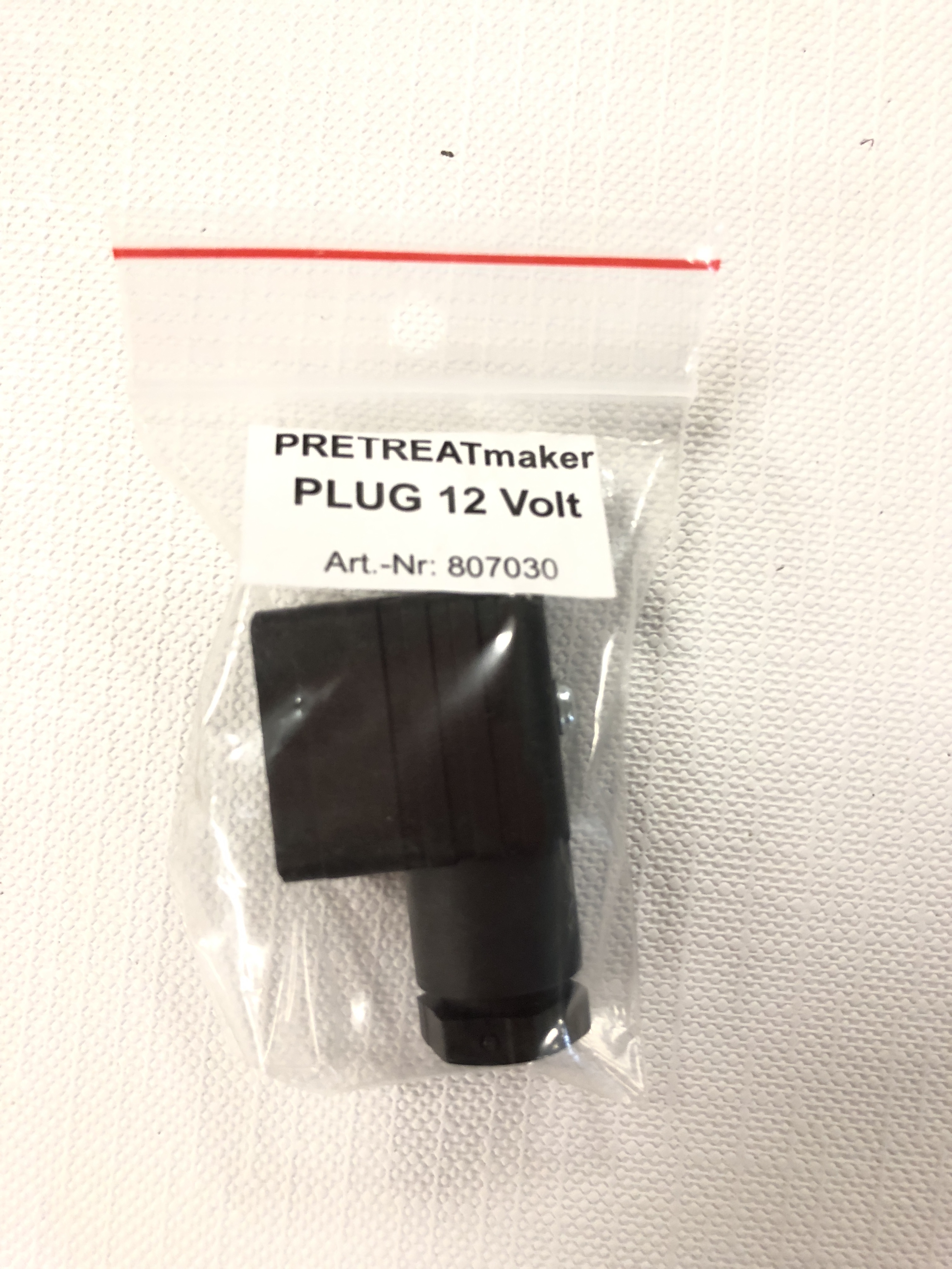 Plug for Electromagnet Spool 12v - Pretreat Maker III/IV/Basic