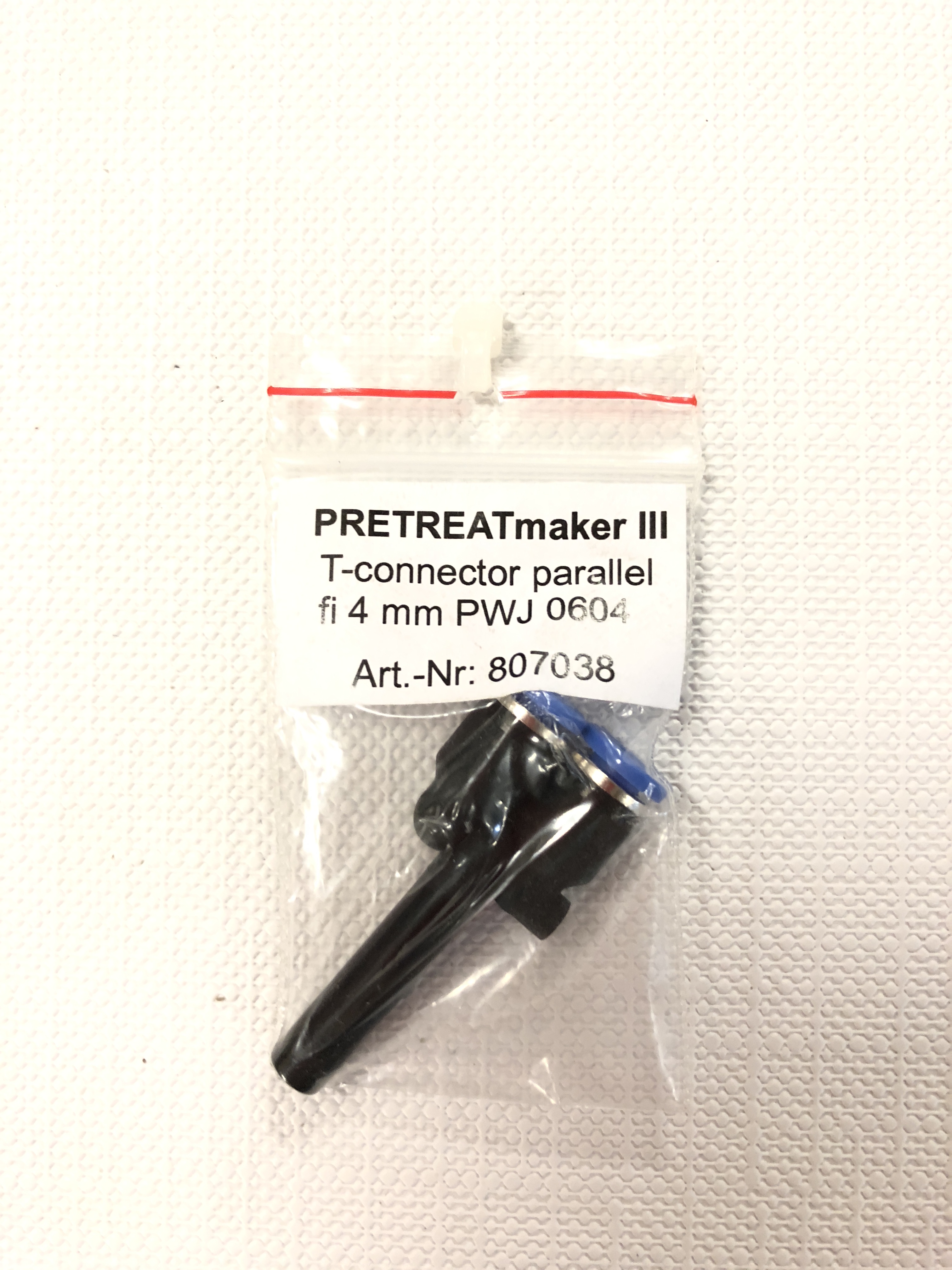 T-Connector PWJ0604 4mm - Pretreat Maker III/IV