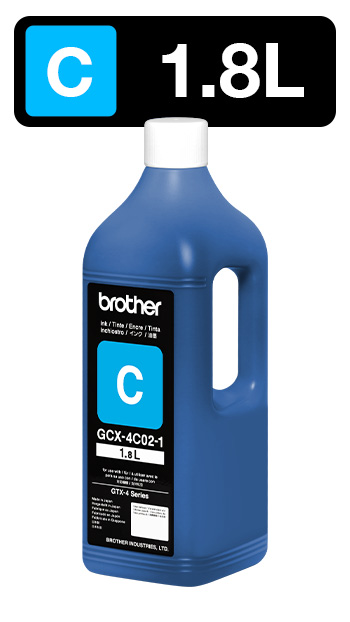 1.8 Liter Cyan Ink Bottle for Brother GTX