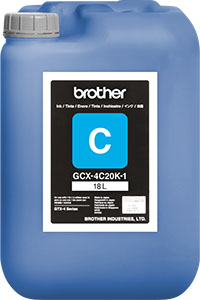 18 Liter Cyan Ink Container for Brother GTX