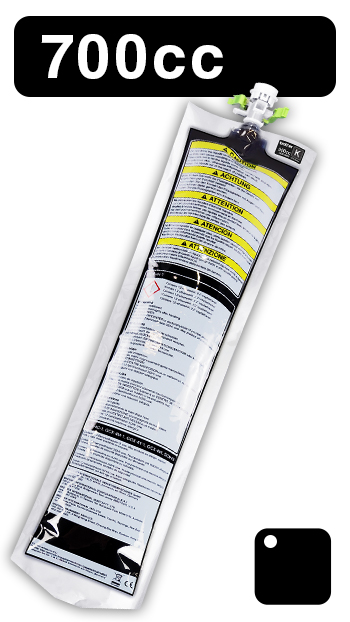 Black 700cc Ink Replacement for Brother GTX Printer