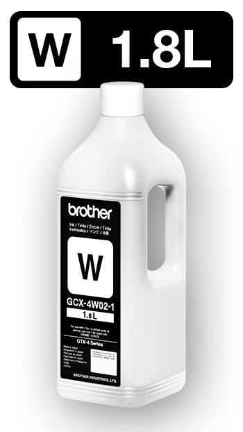 1.8 Liter White Ink Bottle for Brother GTX