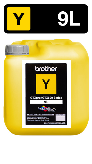 9 Liter Yellow Ink Container for Brother DTG (While Supplies Last)