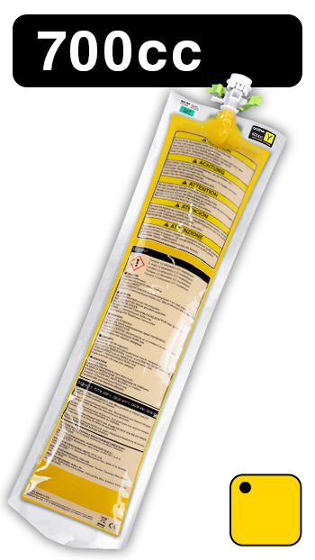 Yellow 700cc Ink Replacement for Brother GTX Printer