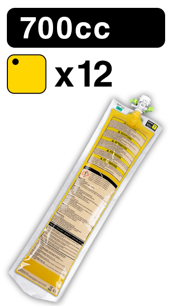 GTX Ink 700cc Yellow - 12 Pack