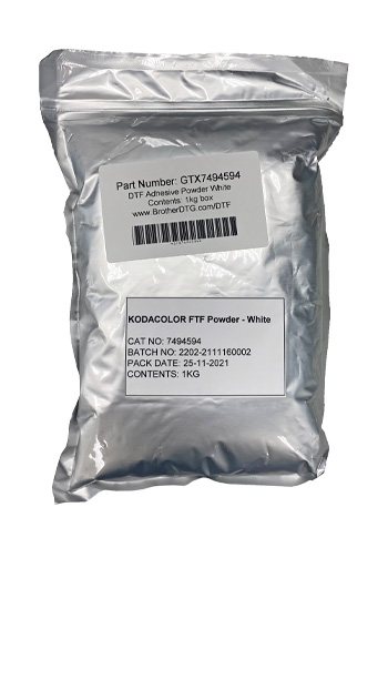 DIRECT TO FILM TPU POWDER - WHITE, 1KG BOX