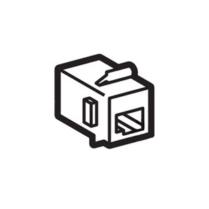 CONNECTOR:MJJLSC5E-WHT