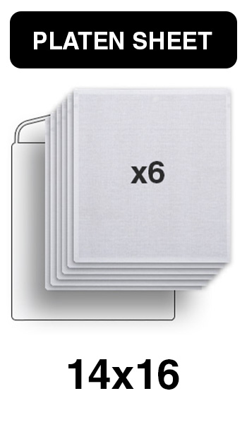 PLATEN SHEET 14X16 X6