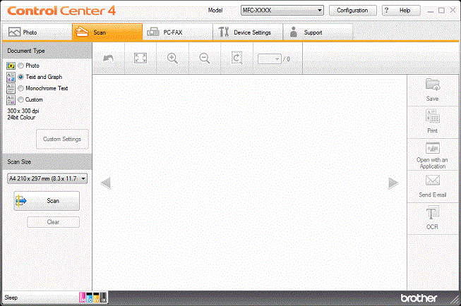 brother printer scan both sides