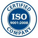 ISO 9001:2008 Certified Company logo