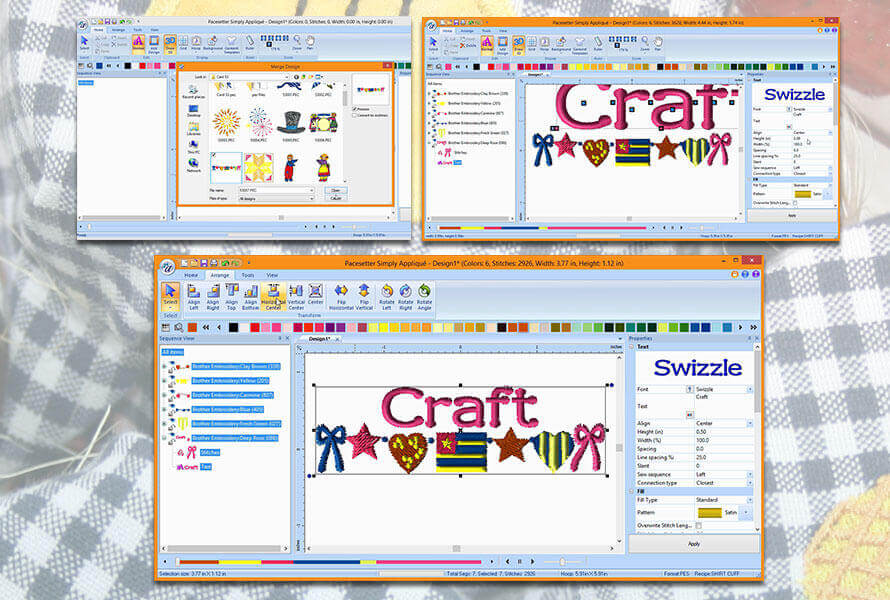 Your designs, your format