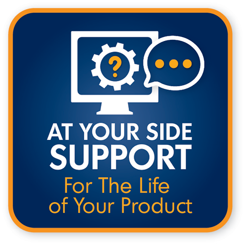 At your side support for the life of your product