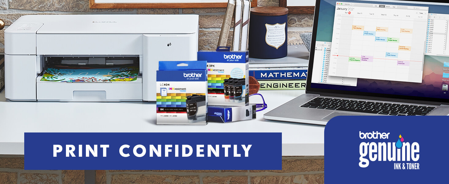 Print Confidently with Brother Genuine Ink & Toner