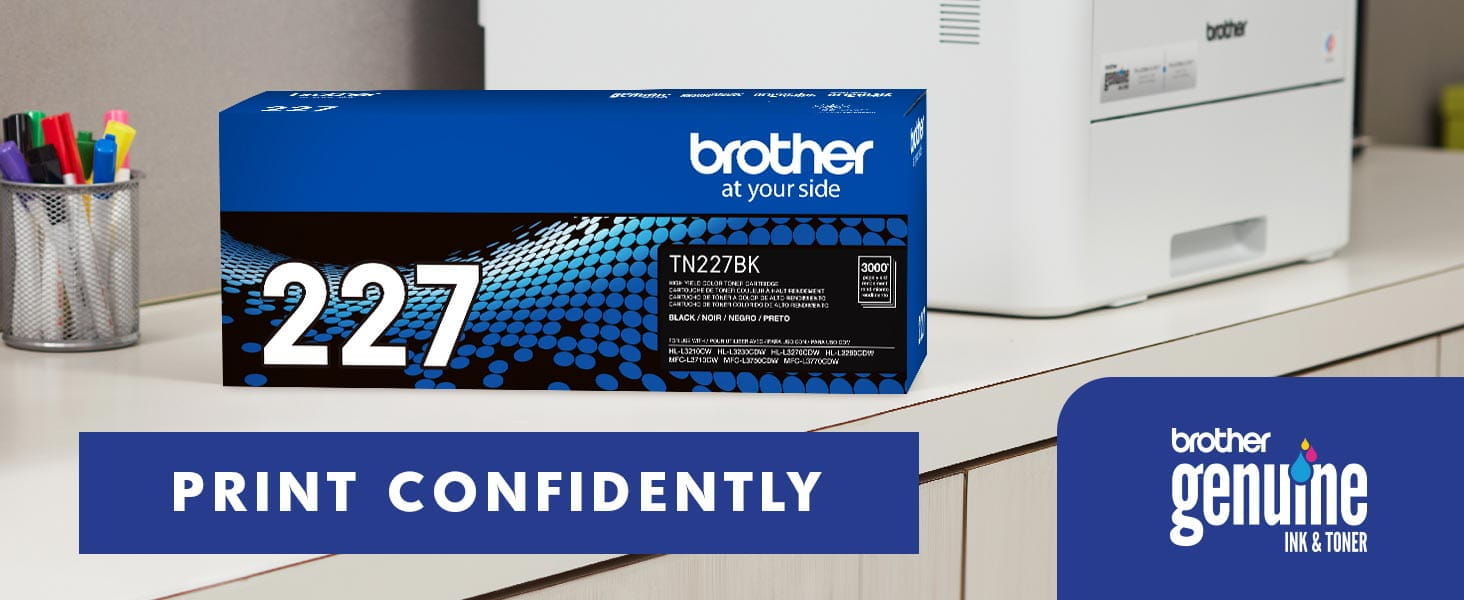 Print confidently with Brother Genuine Ink & Toner