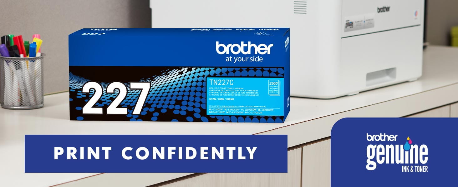 Print confidently with Brother Genuine Ink & Toner