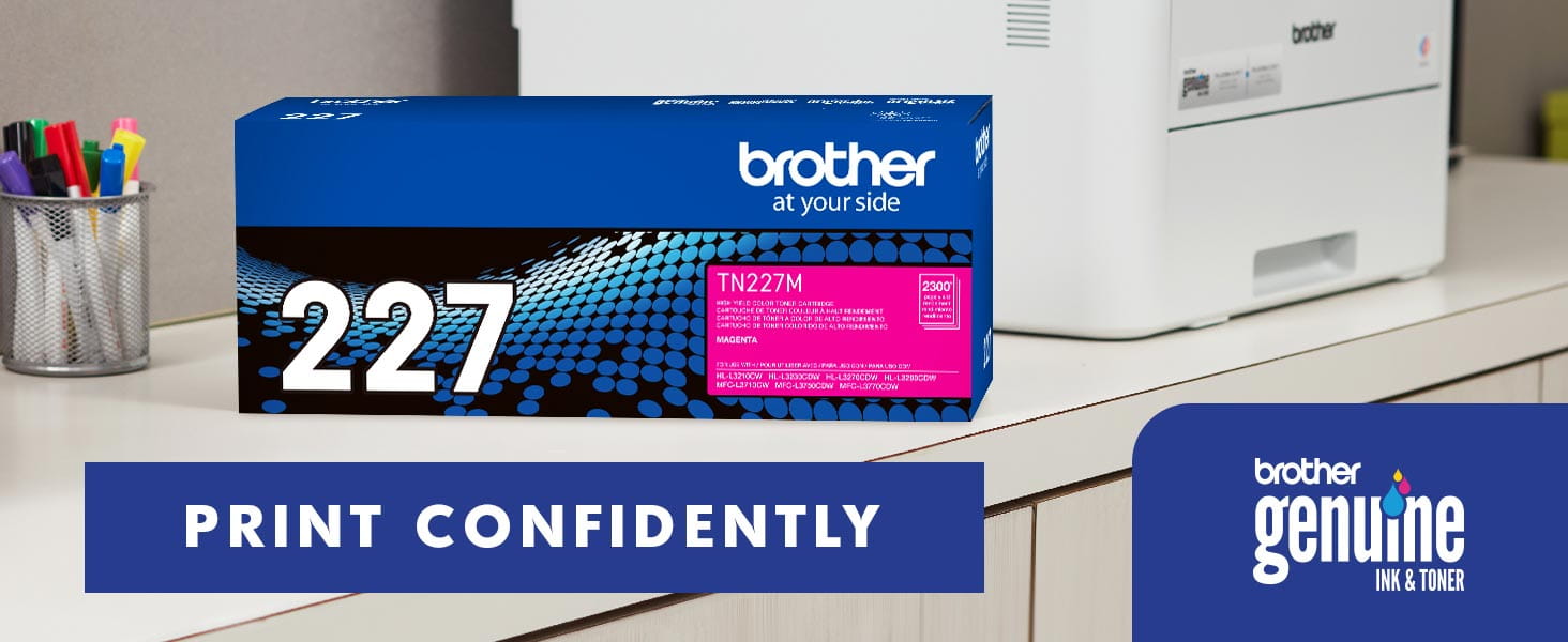 Print confidently with Brother Genuine Ink & Toner