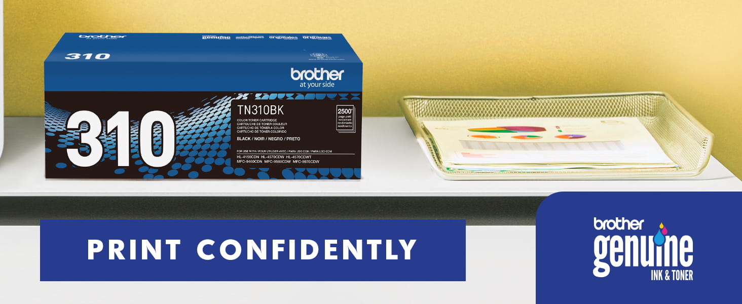 Print confidently with Brother Genuine Ink & Toner