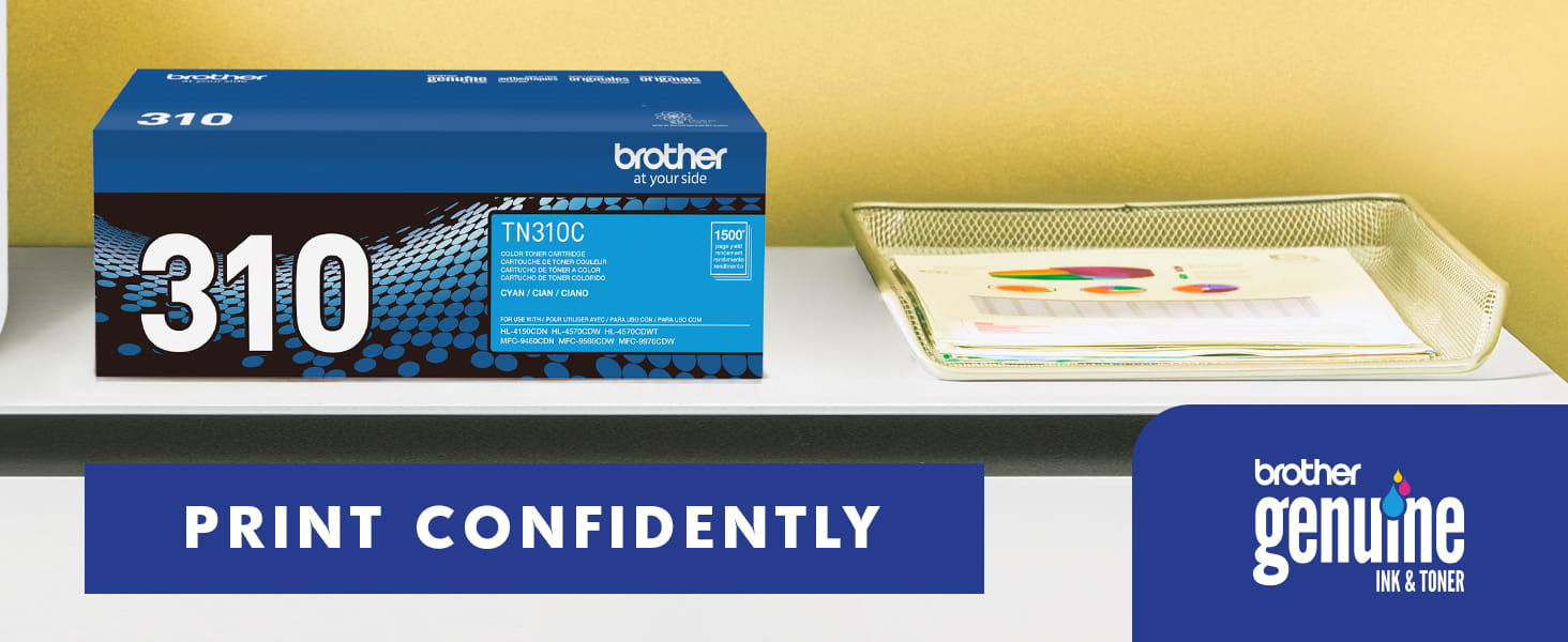 Print confidently with Brother Genuine Ink & Toner