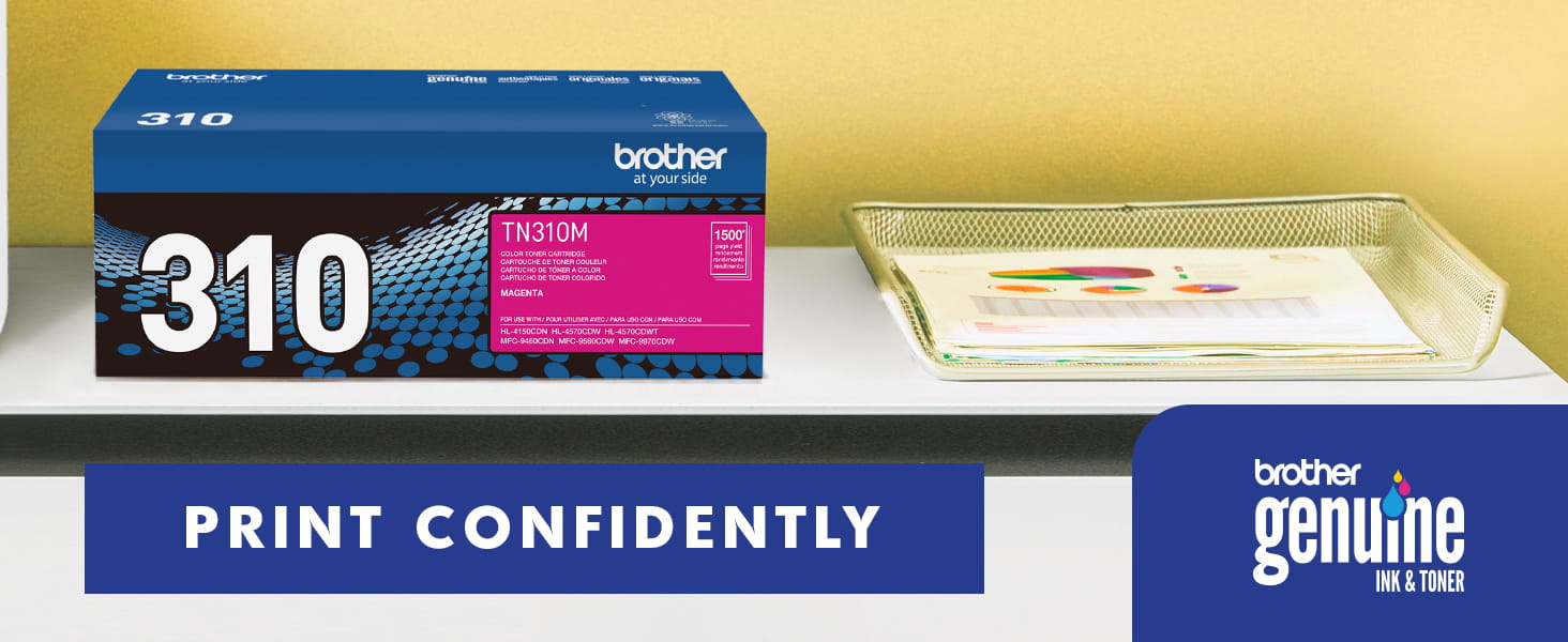 Print confidently with Brother Genuine Ink & Toner