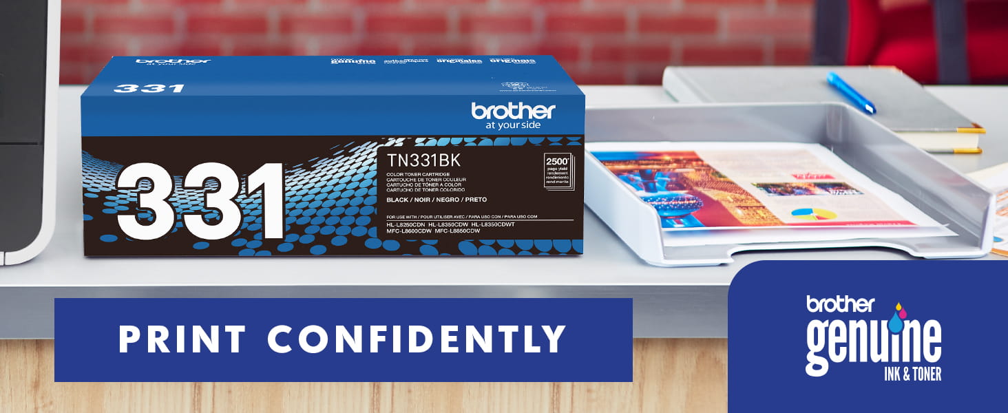 Print confidently with Brother Genuine Ink & Toner
