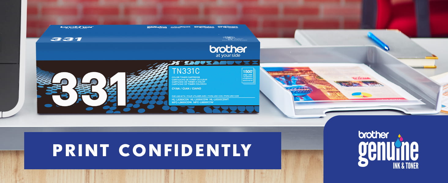 Print confidently with Brother Genuine Ink & Toner