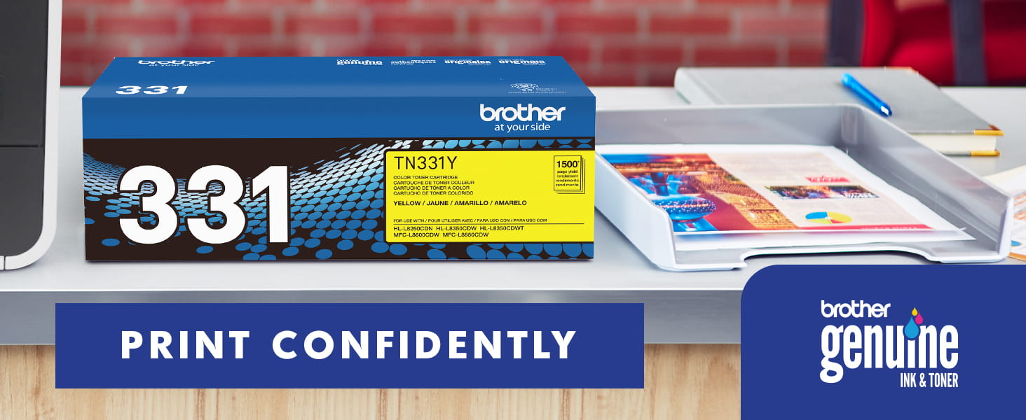 Print confidently with Brother Genuine Ink & Toner