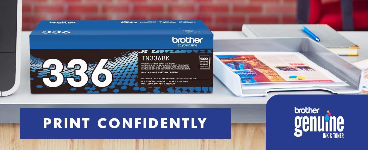 Print confidently with Brother Genuine Ink & Toner