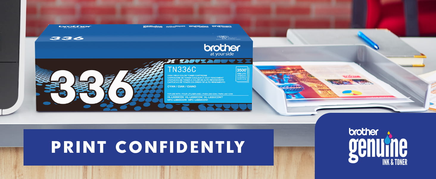 Print confidently with Brother Genuine Ink & Toner