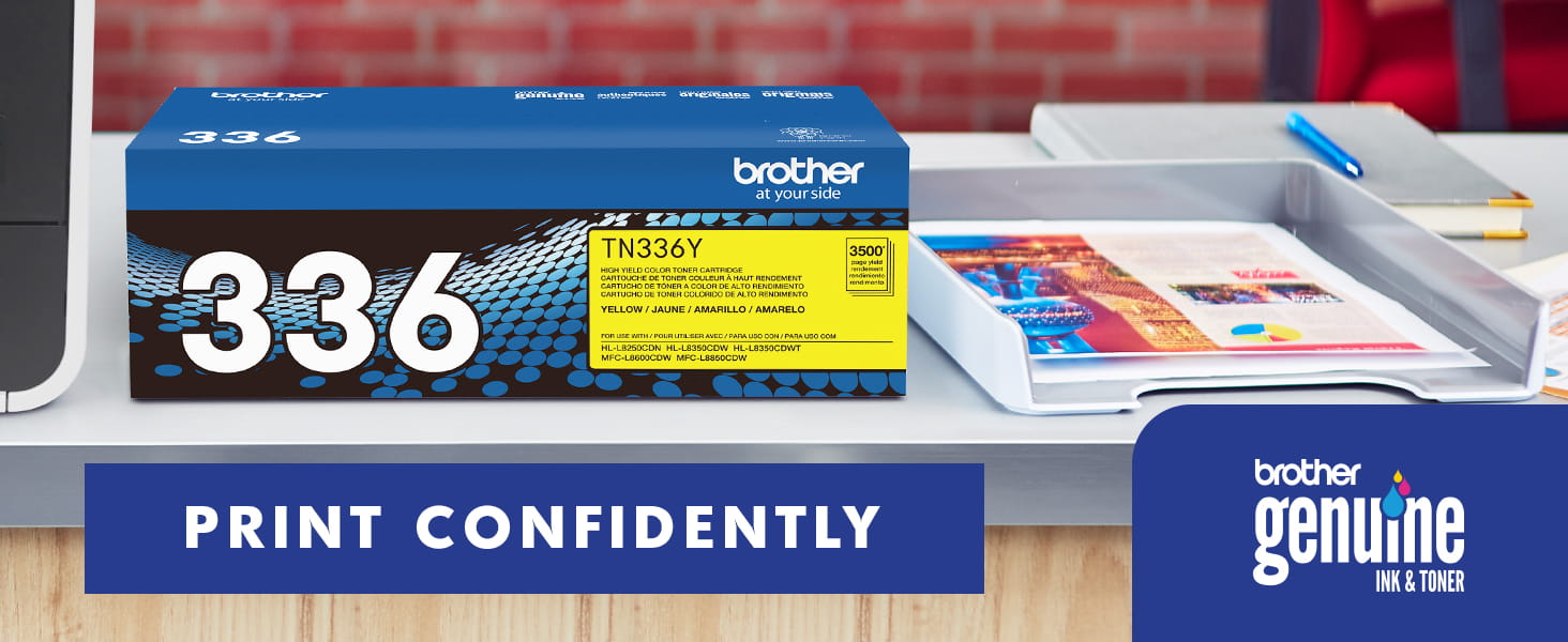 Print confidently with Brother Genuine Ink & Toner
