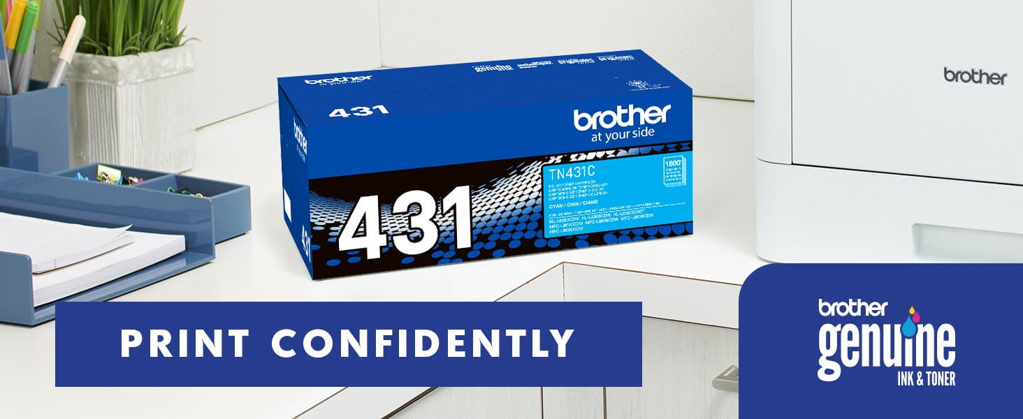 Print confidently with Brother Genuine Ink & Toner